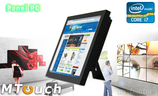 MTouch Industrial Przemysowy PanelPC MobiBOX 15 - i7  Komputer panelowy Panel PC  Przemysowy komputer panelowy Ekran rezystancyjny 5 wire resistive wywietlacz 15 cali mobilator.pl New Portable Devices Windows RS-232 COM VGA HDMI Intel Core i3 i5 i7
