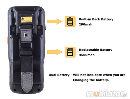 Przemysowy Kolektor Danych MobiPad MH83 RUGGED DATA COLLECTOR MH-83 rfid LF HF 3g wcdma gsm 1d barcode scanner czytnik kodow kreskowych 1d 2d