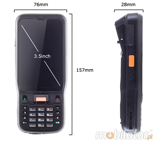 Przemysowy Kolektor Danych MobiPad MH83 RUGGED DATA COLLECTOR MH-83 rfid LF HF 3g wcdma gsm 1d barcode scanner czytnik kodow kreskowych 1d 2d