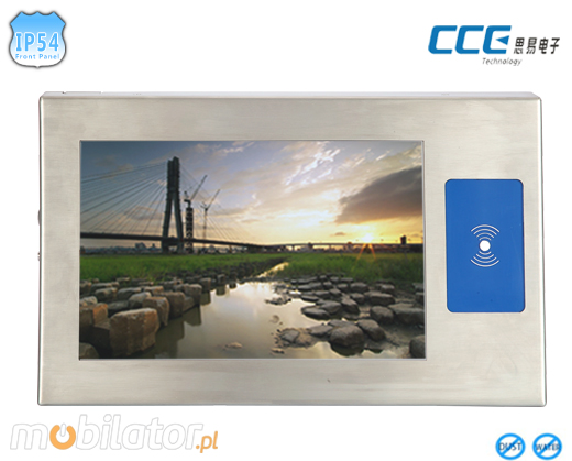 Industial Touch PC CCETouch PC-133-RFID Komputer panelowy Panel PC RFID HF&LF Przemysowy Panel PC CCETouch PC-133 RFID Norma odpornoci IP54 Przemysowy komputer panelowy Ekran rezystancyjny 5 wire resistive wywietlacz 13 cali mobilator.pl New Portable Devices Windows RS-232 COM RFID LF HF
