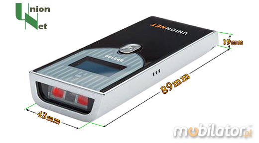UnionNET  SP-2100 1D LASER Bluetooth  SP2100 Scanner 1D Laser Wireless Bluetooth 2.1 Handy   Compatibile Windows Android IOS mobilator.pl New Portable Devices Mobile Barcode Reader  MINI Display