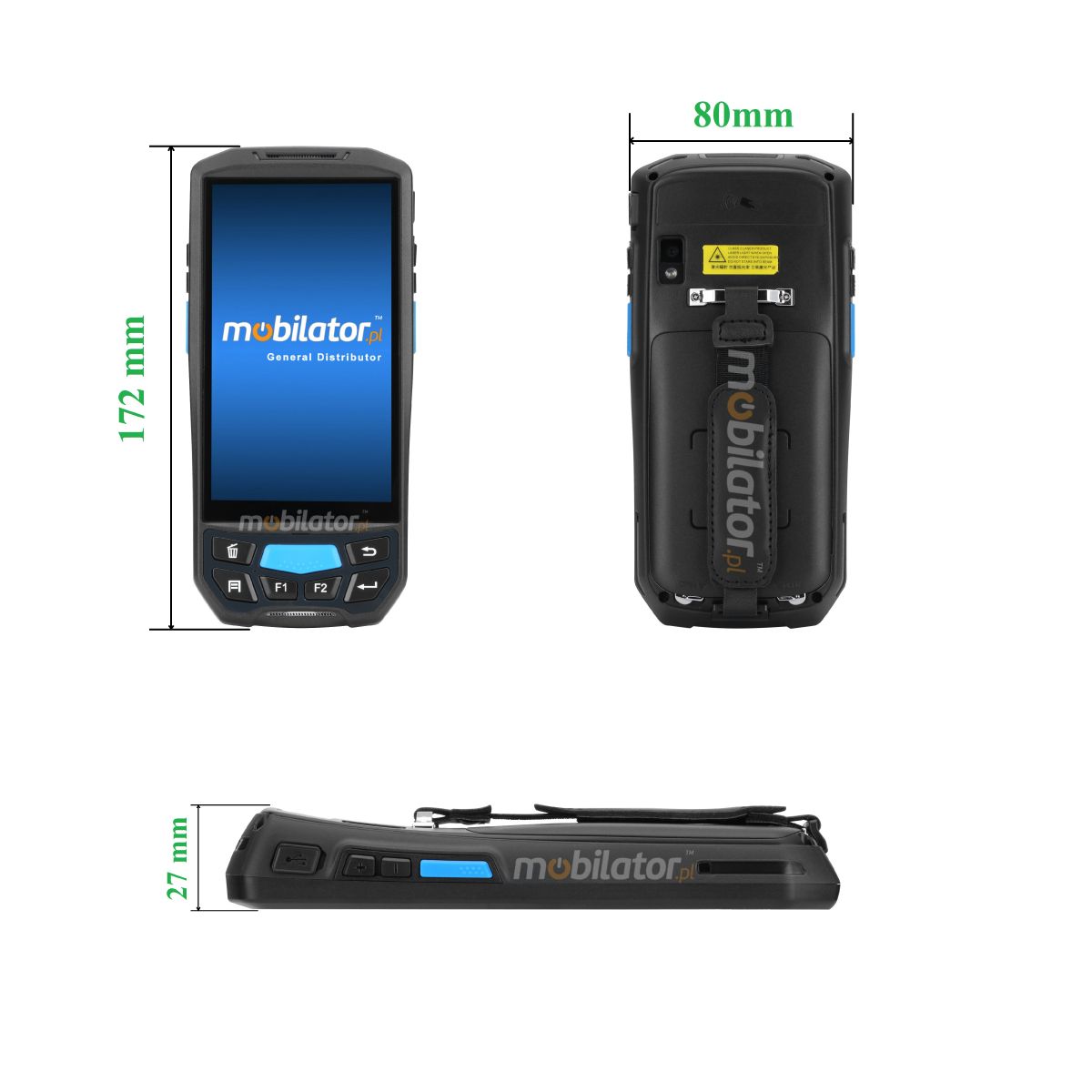 Modern Refractory Resistans Practical Data Collector MobiPad U90 Android WiFi 1D Scanner