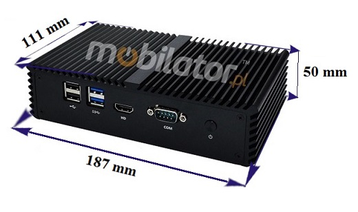 Fanless Computer Industrial MiniPC mBOX Q5-510-10G6