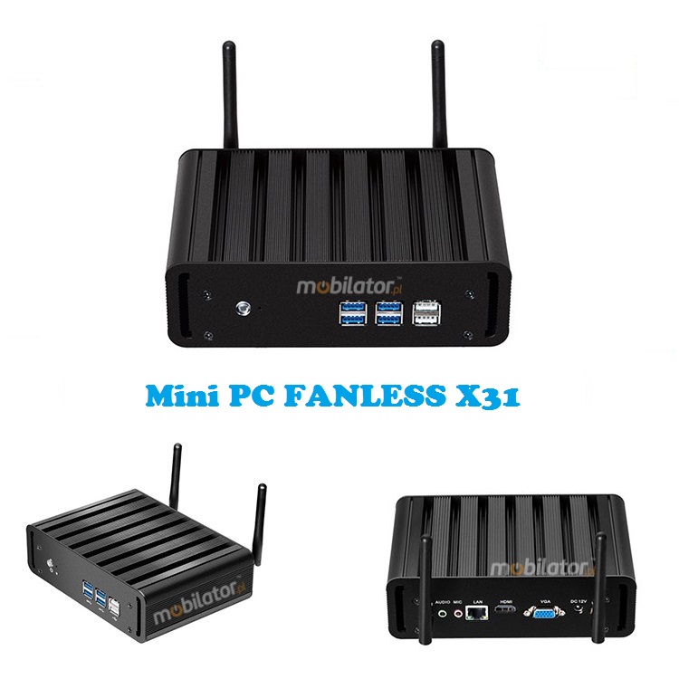 MiniPC yBOX-X30 Fanless Small Computer