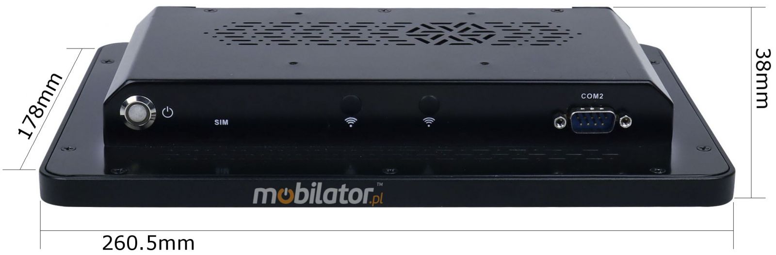 industrial panel pc durable resistant monitor lcd screen  ITPC A101 