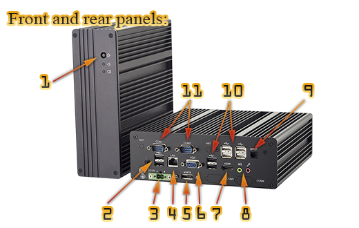Indrustrial Fanless MiniPC bBOX-N2800
