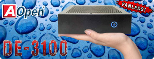MiniPC Industrial AOpen DE3100 Intel Atom D2250 1,86GHz  128 GB SSD SATA III