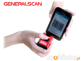 GENERALSCAN GS-M100BT Bluetooth 3.0 Generalscan Skaner 1D Laser Bezprzewodowy Bluetooth 3.0 Porczny Kompatybilny Windows Android IOS mobilator.pl New Portable Devices Mobilne Skanery kodw kreskowych MINI odporny IP53