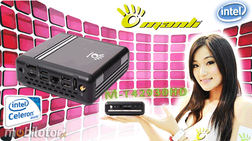 MiniPC Nettop Mini-PC May komputer Manli T4  M-T42930HD