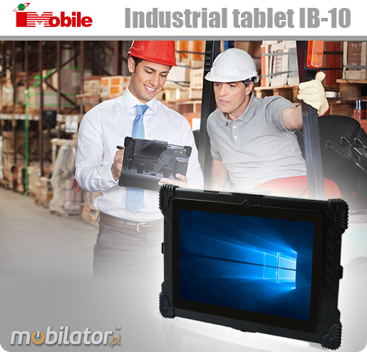 industrial pc panel ib10 imobile mobilator new portable device poland intel ip65 full protection