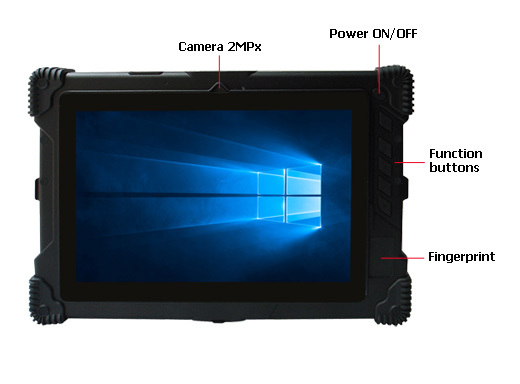 imobile ib - 10 tablet przemysowy GPS MMCX bateria kamera 5m mocny wzmocniony panel przemyslowy mobilator