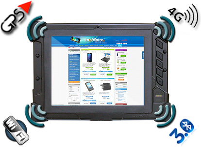 Bluetooth 3.0 GPS WCDMA 4G industrial panel pc mobilator new portable device