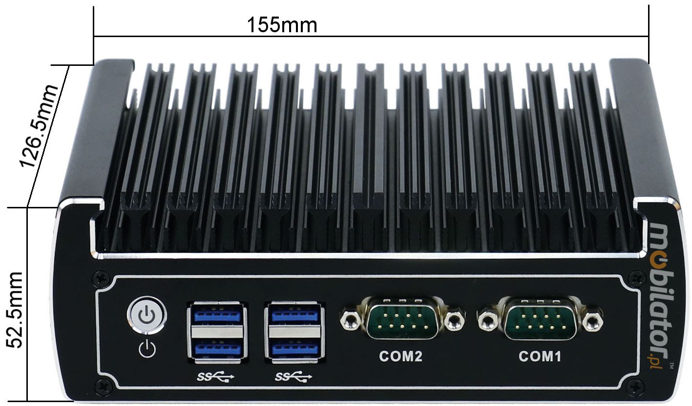 MiniPC IBOX-501 N15 Rapid Small Computer with small dimensions 136mm x 128mm x 44mm