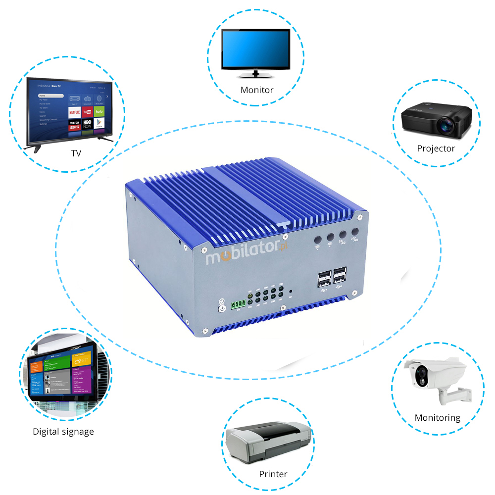 MiniPC IBOX 301P Practical small-sized industrial computer warehouse and logistics
