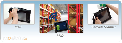 full option ip65 tablet imobile capative screen with ip65 protection mobilator full rfid 2d barcode scanner camera rear
