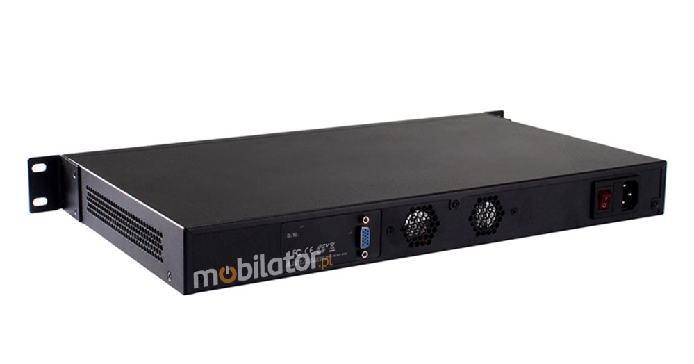 Computer Industry Fanless MiniPC  MiniPC yBOX - 1U rack new design look mobilator fast lan 4x rj45