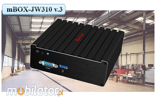 Przemysowy Fanless MiniPC mBOX-JW310