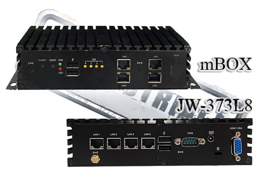 Industrial MiniPC (Barebone) mBOX - JW373L8