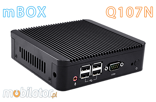 Industrial Computer Fanless MiniPC mBOX Nuc Q107N