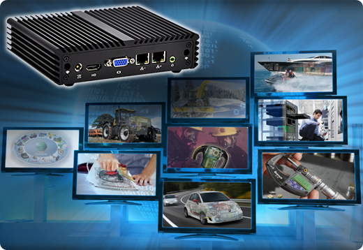 Industrial Computer Fanless MiniPC mBOX Nuc Q107S