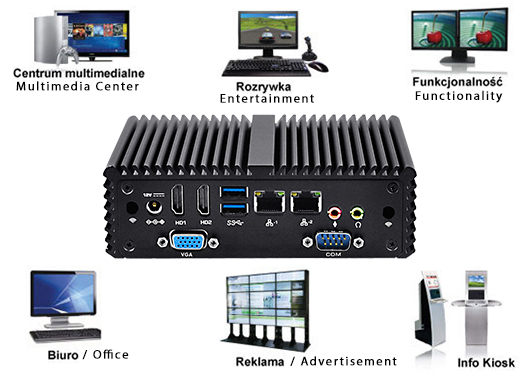 Industrial Computer Fanless MiniPC mBOX Nuc Q150P