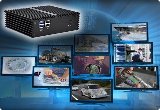 Industrial Computer Fanless MiniPC mBOX Nuc Q150S