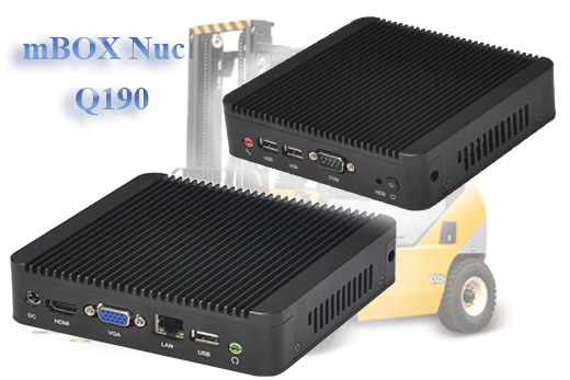 Industrial Fanless MiniPC mBOX Nuc Q190