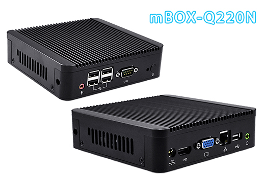 Industrial Computer Fanless MiniPC mBOX Nuc Q220N