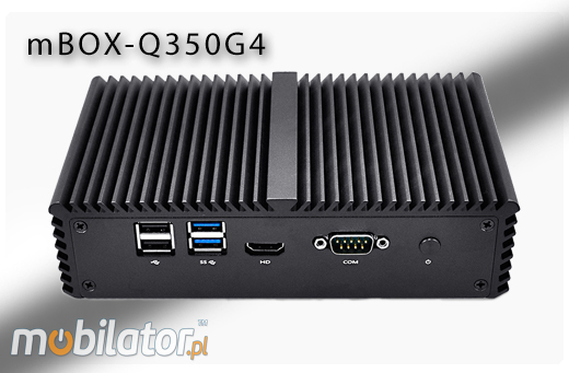 Industrial Computer Fanless MiniPC mBOX Nuc Q350G4