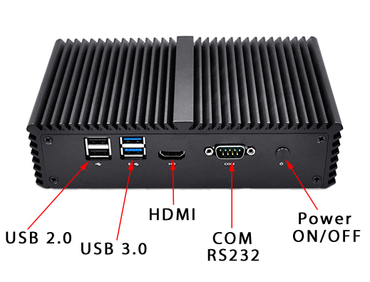 Industrial Computer Fanless MiniPC mBOX Nuc Q350G4