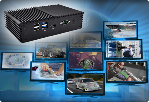 Industrial Computer Fanless MiniPC mBOX Nuc Q355G4