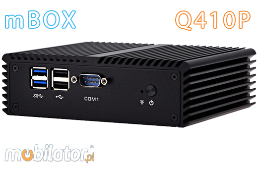 Industrial Computer Fanless MiniPC mBOX Nuc Q410P