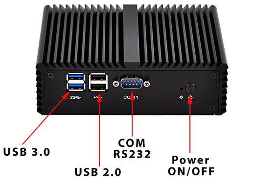 Industrial Computer Fanless MiniPC mBOX Nuc Q450P