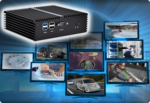Industrial Computer Fanless MiniPC mBOX Nuc Q450P