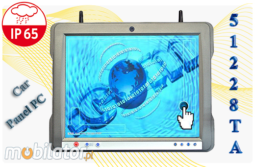 Industial Touch Fanless (Car PanelPC) moBOX-51228TA