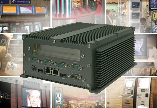Fanless Industrial Computer MiniPC moBOX-525P1 (PCI)