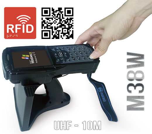 mobipad m38w uhf rfid 3g wcdma gsm 1d barcode scanner czytnik kodow kreskowych 2d