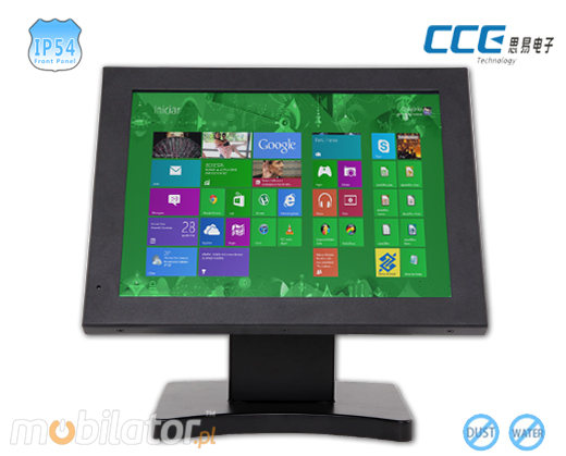CCETouch Industial Touch Monitor CCETM15-5WR Przemysowy Monitor Panelowy  Norma odpornoci IP54 Monitor dotykowy Ekran rezystancyjny 5 wire resistive wywietlacz 15 cali LED mobilator.pl New Portable Devices VGA DVI HDMI