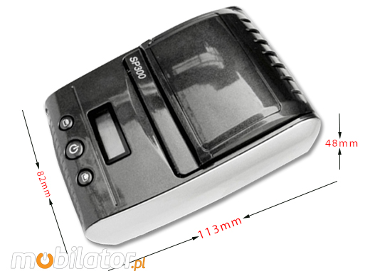 MobiPrint  MP-300 Drukarka termiczna mini drukarka logo mechanizm Interfejs USB Bluetooth RS232 Mobilna Drukarka mobilator.pl windows android  New Portable Devices