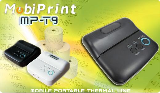 MobiPrint MP-T7 Drukarka termiczna Thermal Line  mini drukarka kodw mechanizm FUJITSU Interfejs  Bluetooth USB Mobilna Drukarka mobilator.pl windows android  New Portable Devices mae drukarki paragonw ios maa drukarka przenona portable drukarka kodw Mobile printer mini 