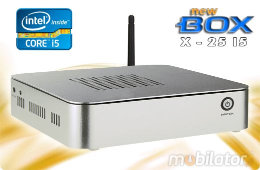 Industrial Computer Fanless MiniPC  nBOX-X-25 I5 BAREBONE