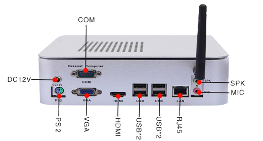 Industrial Computer Fanless MiniPC  nBOX-X-25 I5 BAREBONE