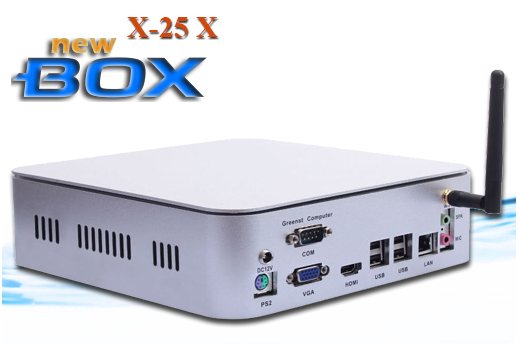 Industrial Computer Fanless MiniPC  nBOX-X-25 X BAREBONE