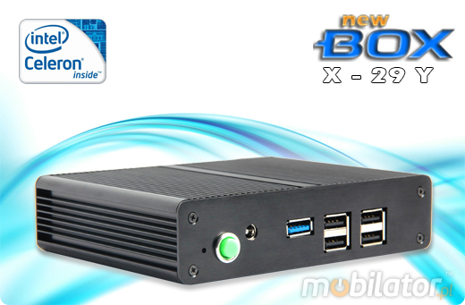 Industrial Computer Fanless MiniPC  nBOX-X-29 Y BAREBONE