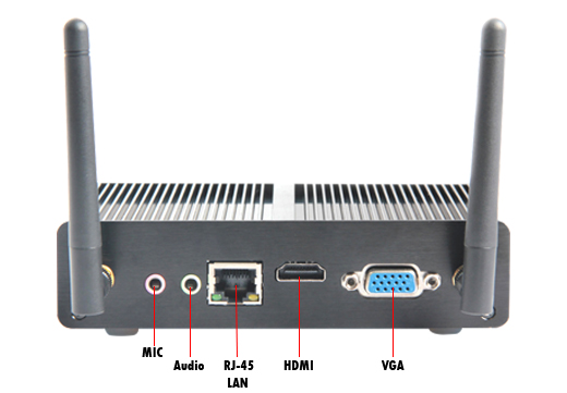 Industrial Computer Fanless MiniPC  nBOX-X-29 Y BAREBONE