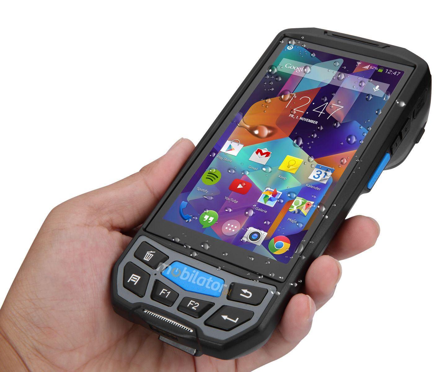 Industrial Data Collector MobiPad U93 with thermal printer 2D Barcode scanner NFC RFID HF