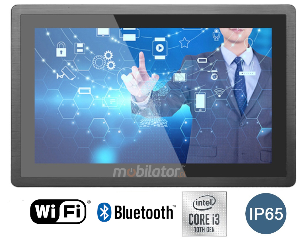 BiBOX-190WS-PC1- Industrial panel computer (1xLAN, 4xUSB)