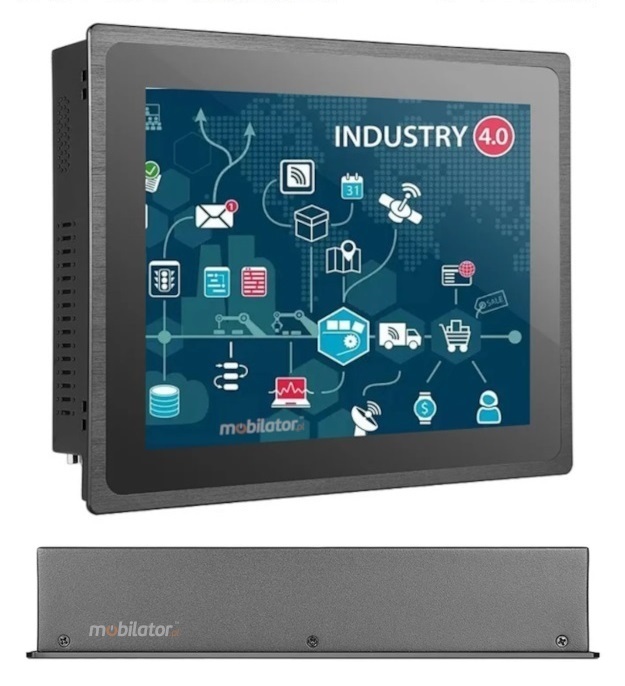 BiBOX-104PC1 (i5-10th) 10 inch resistant panel ideal for industry, e.g. for work in a cold room. WiFi + Bluetooth module