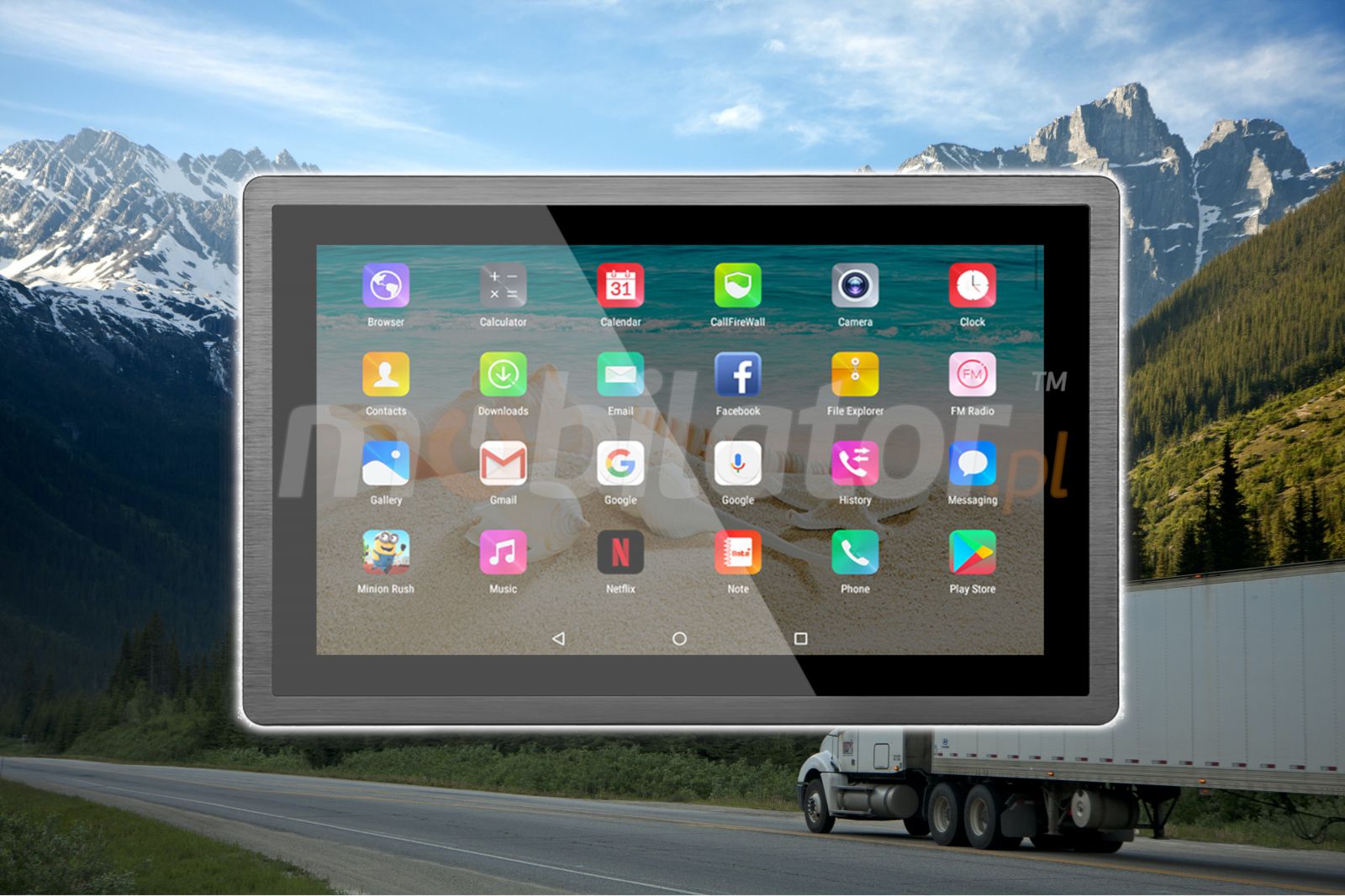 BiBOX-156PC1 (i7-10th) - 15.6-inch panel PC for use in transportation
