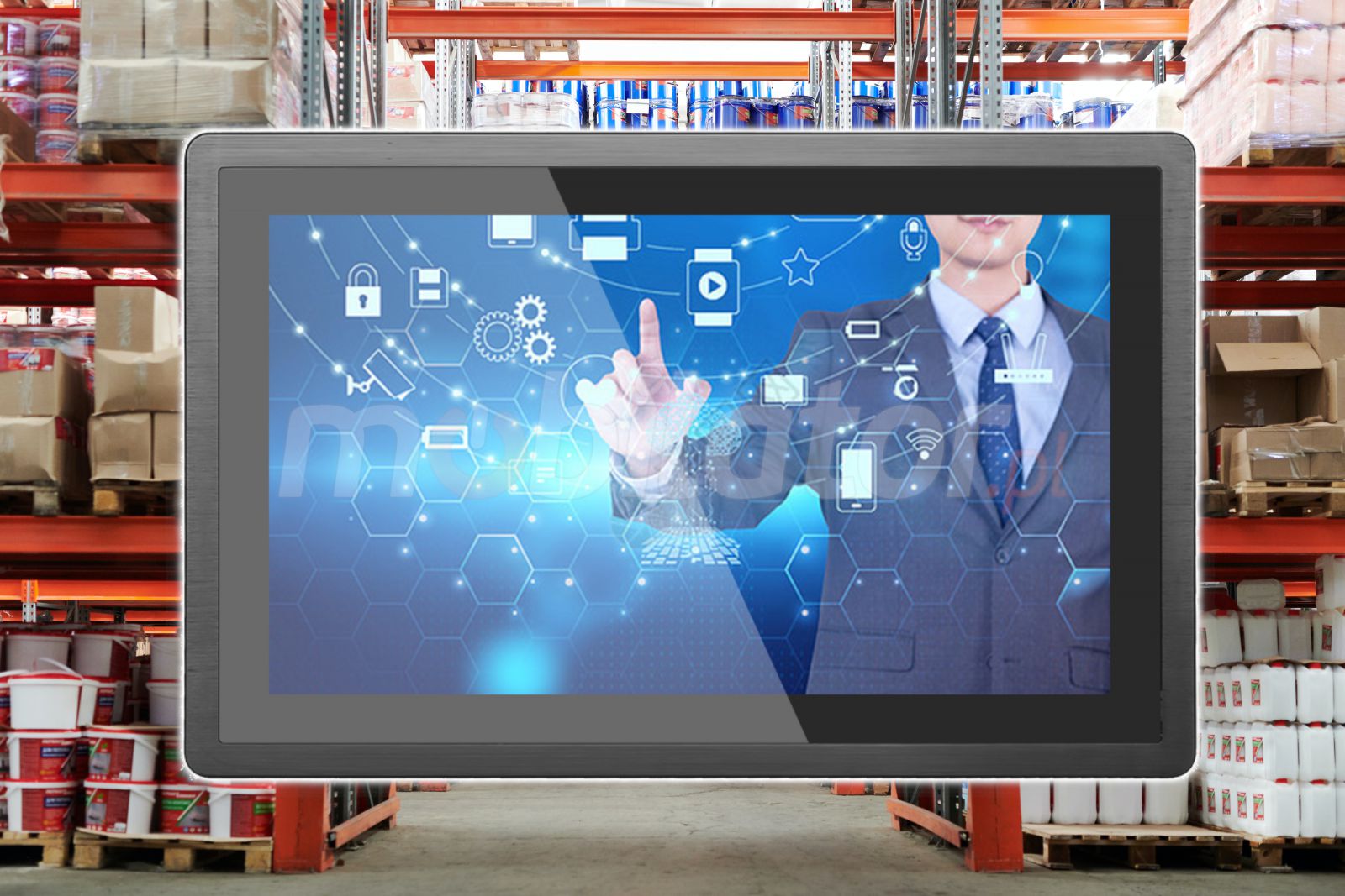 BiBOX-156PC1 -  Industrial panel PC for use in warehouses, trade and services